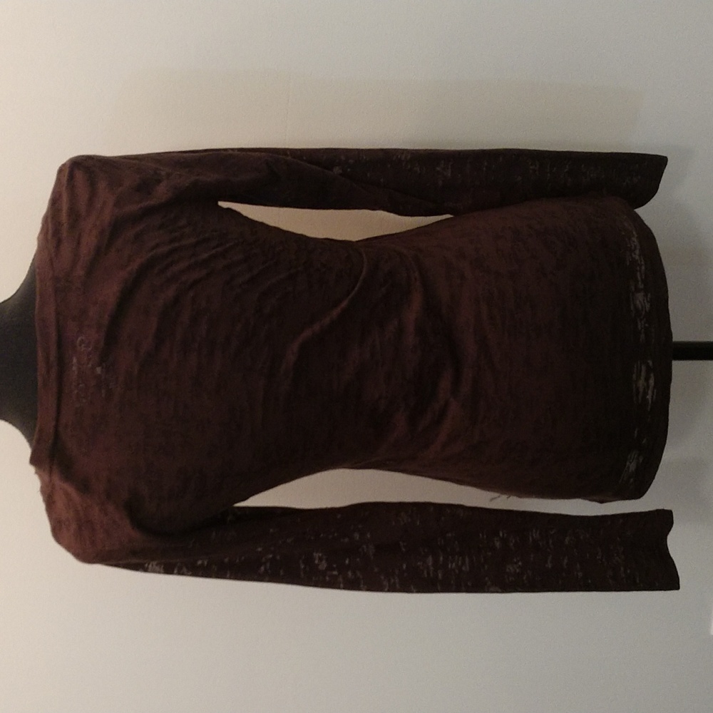 Maurices Long Sleeve Burn‎ Out Tee - Picture 5 of 6